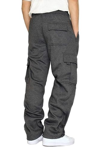 grey relaxed pants